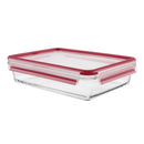 Tefal K30105 MasterSeal Glazen Vershoudbakje 2L Rood