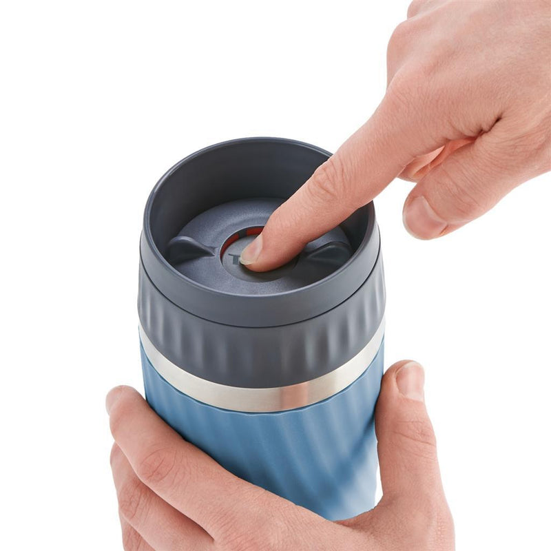 Tefal Travel Mug Easy Twist Isoleerbeker 0.36L Blauw