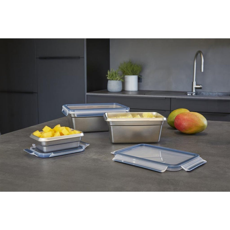 Tefal MasterSeal Vershoudbakje 3L RVS/Blauw
