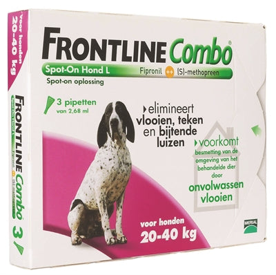 Frontline Hond Combo Spot On 3 Pack LARGE 20-40 KG