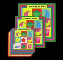 10 Pakjes vouwblaadjes 16X16cm 894327