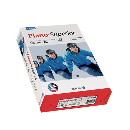 250 vel Plano Superior pap wit A4 160gr