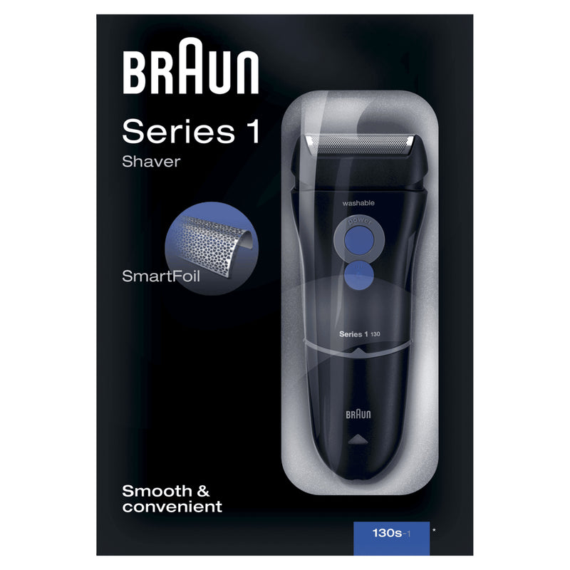Braun 130S Series 1 Scheerapparaat Zwart/Blauw