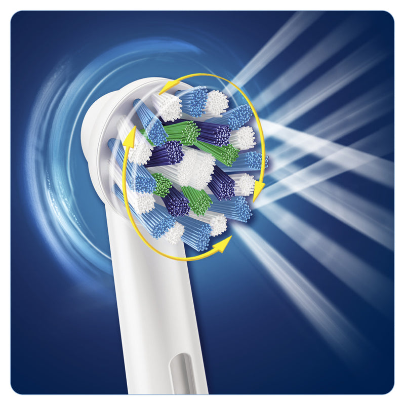 Oral-B PRO 600 CrossAction Elektrische Tandenborstel Blauw/Wit