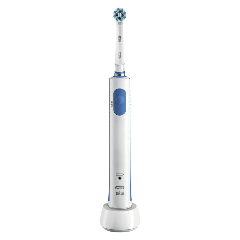 Oral-B PRO 600 CrossAction Elektrische Tandenborstel Blauw/Wit