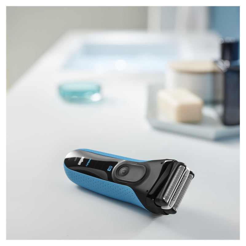 Braun 3010BLUE Scheerapparaat Snoerloos Blauw