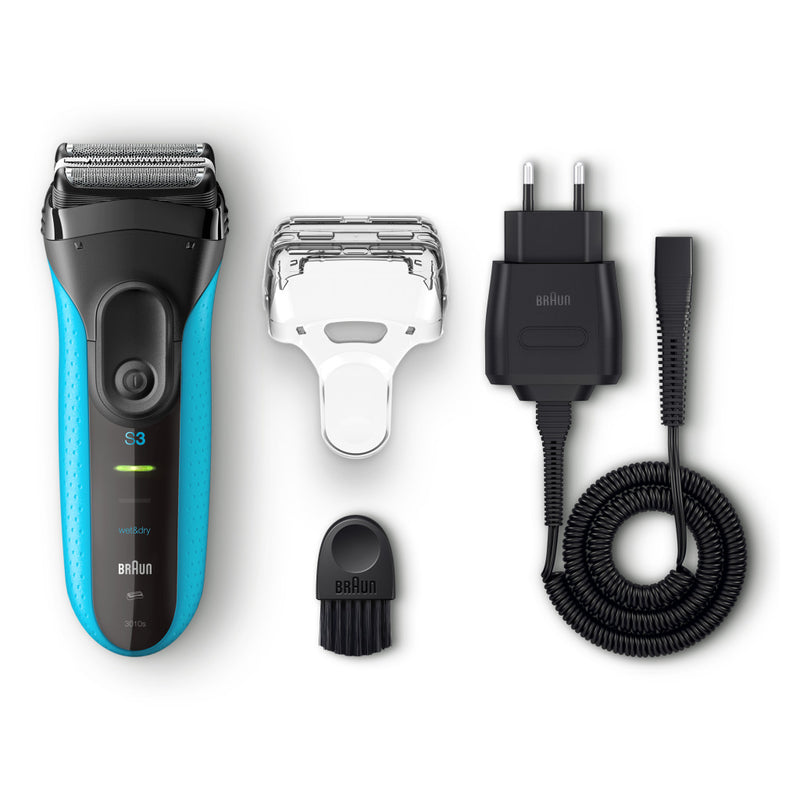 Braun 3010BLUE Scheerapparaat Snoerloos Blauw