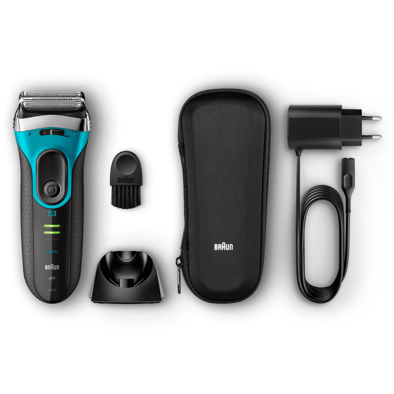 Braun 3080W+D Series 3 ProSkin Scheerapparaat Zwart/Blauw
