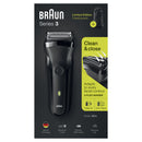 Braun 3-301 Series 3 Clean and Close Scheerapparaat Zwart