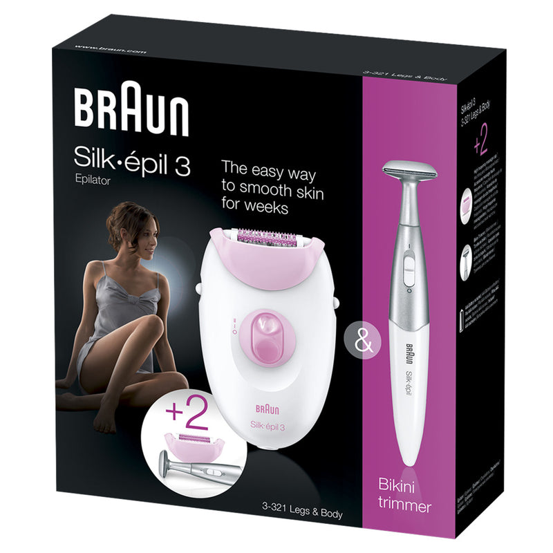 Braun SE3-321 Epilator met Smartlight