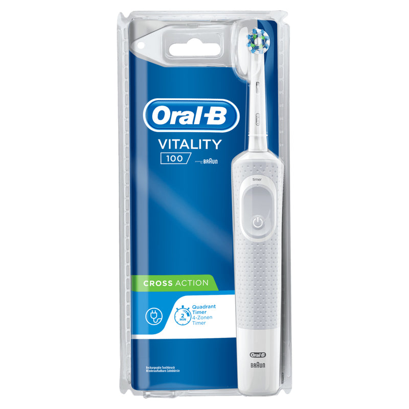 Oral B Vitality 100 CrossAction Elektrische Tandenborstel Wit