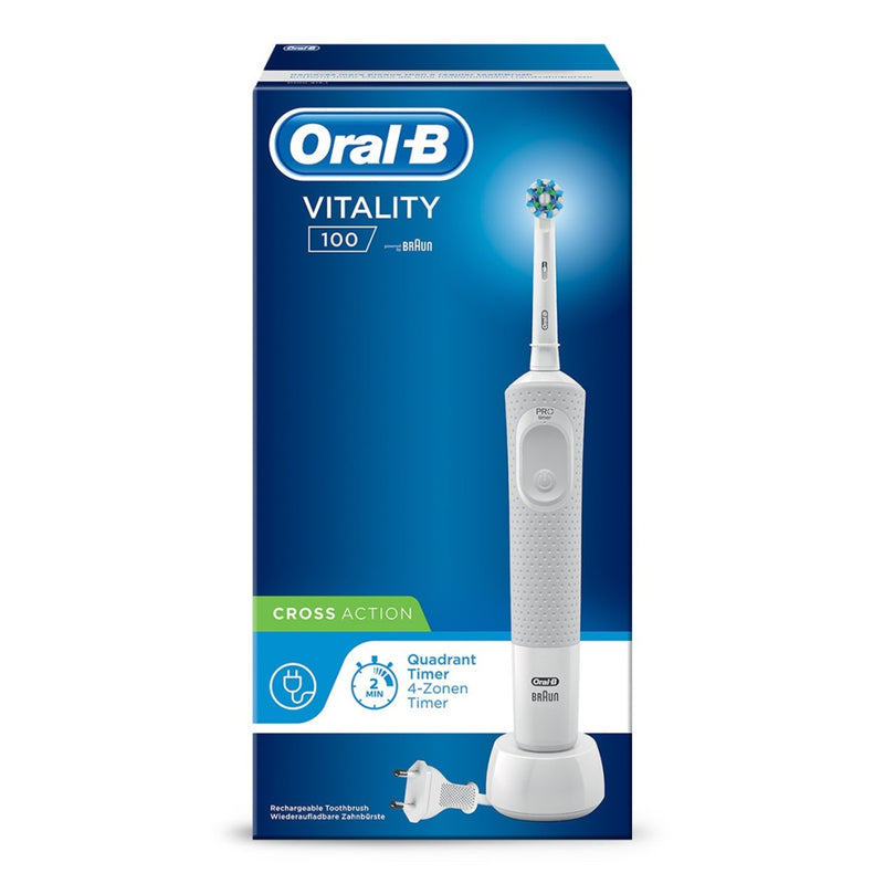 Oral B Vitality 100 CrossAction Elektrische Tandenborstel Wit