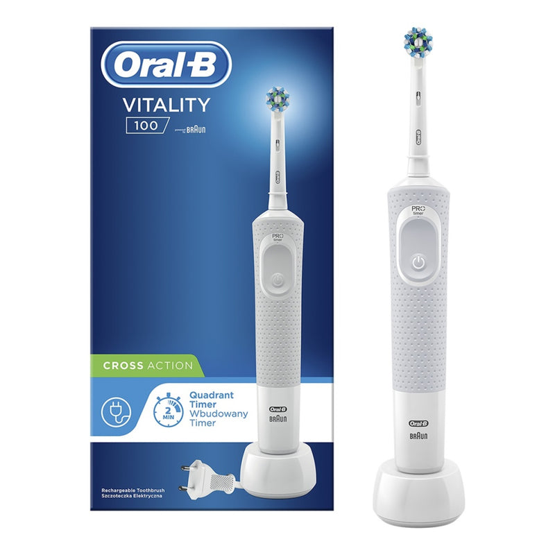 Oral-B Vitality 100 CrossAction Elektrische Tandenborstel Wit