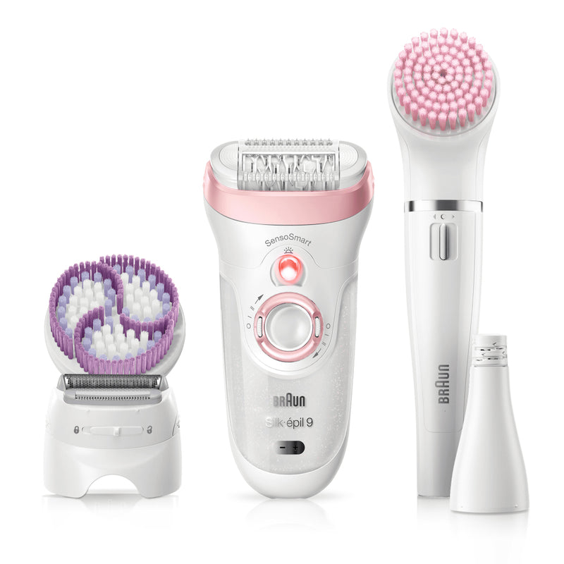 Braun BS 9-975 Silk-&eacute;pil Beauty Set Wit/Roze