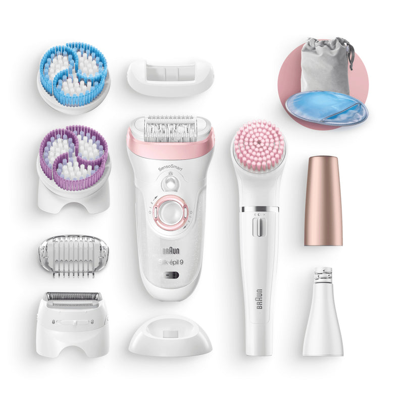 Braun BS 9-975 Silk-&eacute;pil Beauty Set Wit/Roze