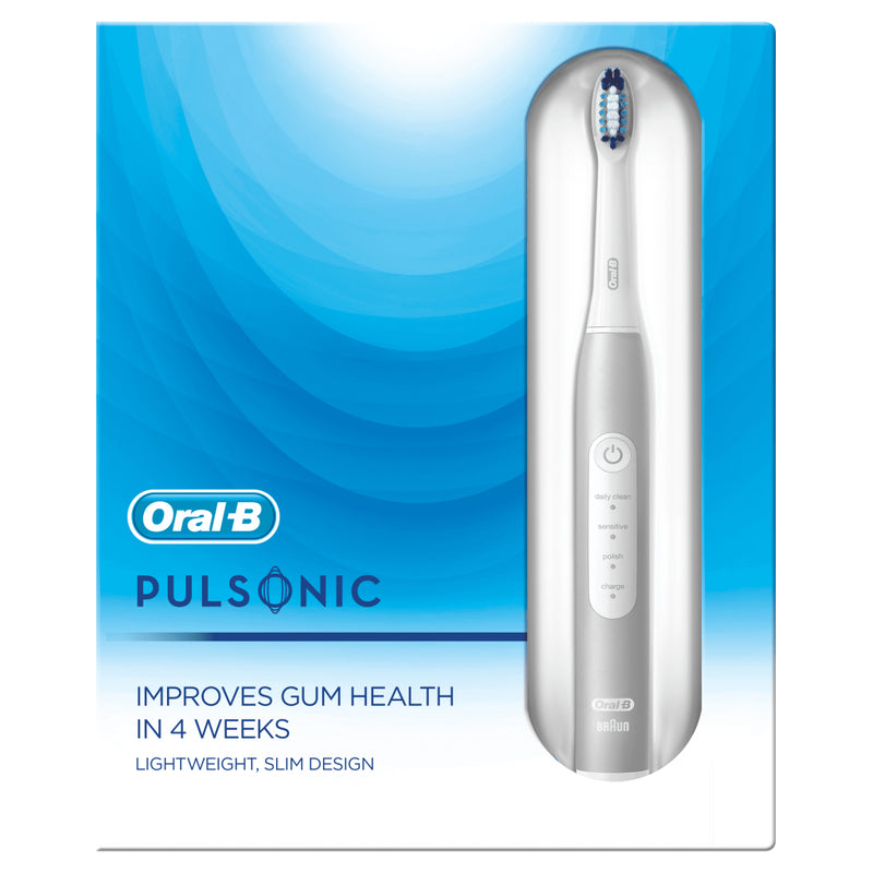Oral-B SLIM 4200 (E) Pulsonic Elektrische Tandenborstel Zilver/Wit