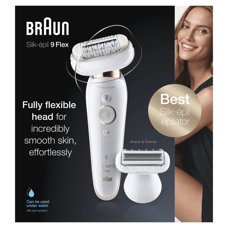 Braun SES9002 Silk-&eacute;pil 9 Flex Epilator Goud/Wit