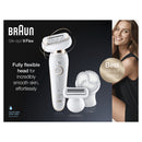 Braun SES9030 Silk-&eacute;pil 9 Flex Wet and Dry Epilator Wit/Goud