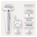 Braun SES9030 Silk-&eacute;pil 9 Flex Wet and Dry Epilator Wit/Goud