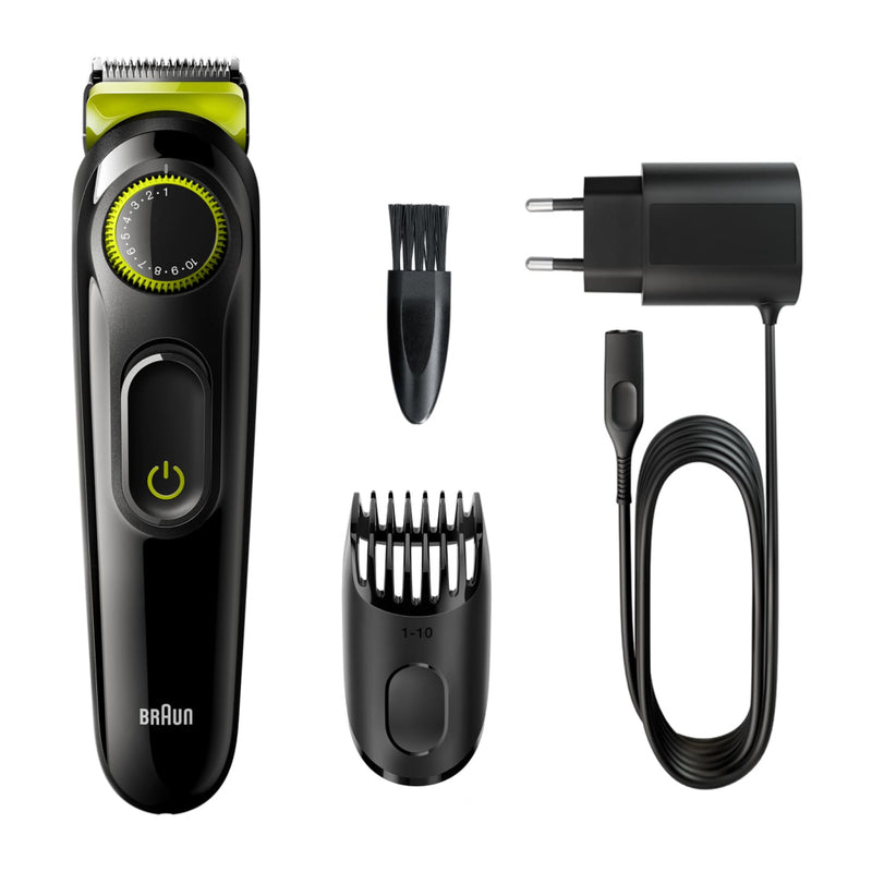 Braun BT3221 BeardTrimmer 3 Trimmer Zwart/Groen