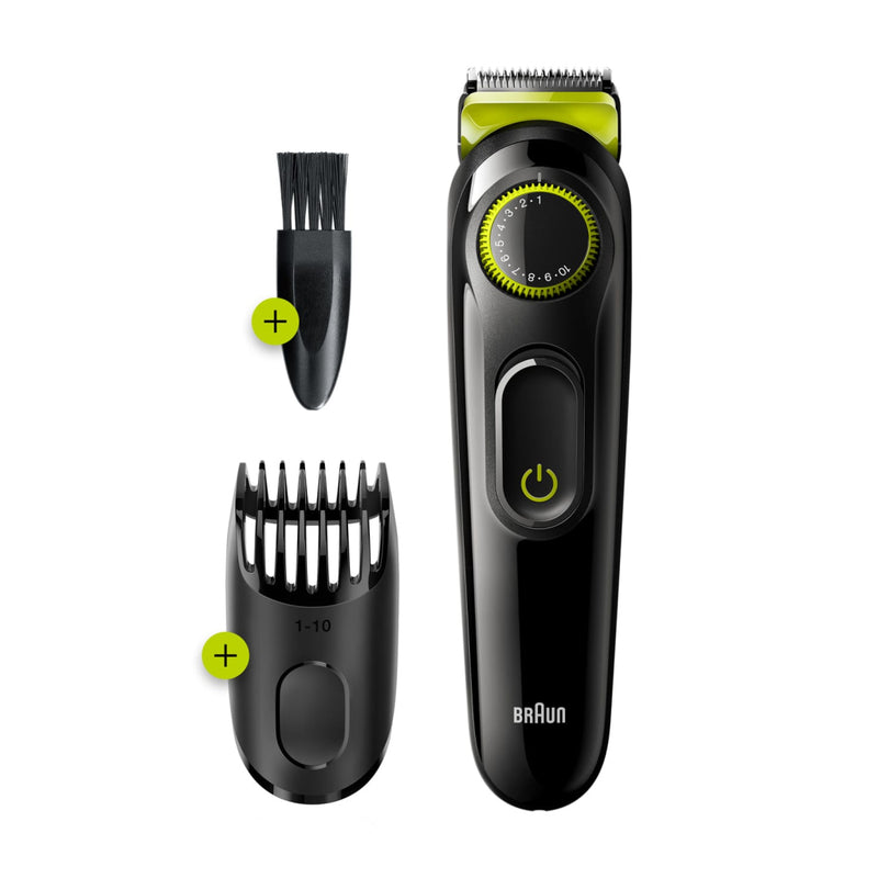 Braun BT3221 BeardTrimmer 3 Trimmer Zwart/Groen