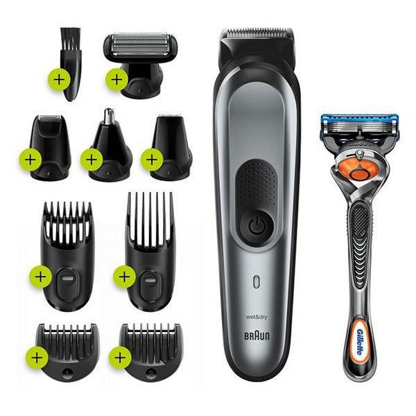 Braun MGK7221 All-In-One Trimmer 7 Baardtrimmer Zwart/Zilver