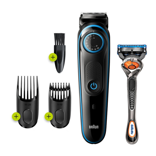 Braun BT5240 BaerdTrimmer 5 Trimmer Zwart/Blauw