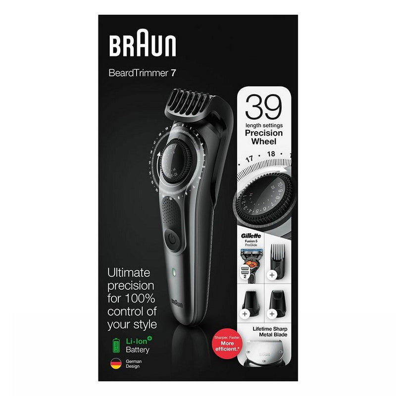 Braun BT7220 BeardTrimmer 7 Trimmer Zilver/Zwart