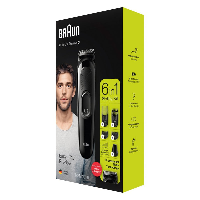Braun MGK3225 All-In-One Trimmer 3 Baardtrimmer Zwart