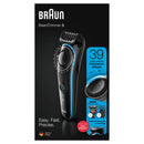 Braun BT3240 Baard-Haartrimmer Zwart/Blauw