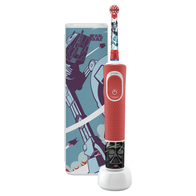 Oral-B Kids Star Wars Elektrische Tandenborstel Rood/Wit