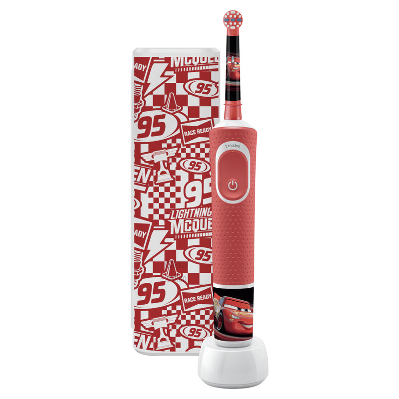 Oral-B Kids Disney Cars Elektrische Tandenborstel Rood/Wit