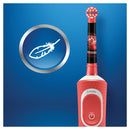 Oral-B Kids Disney Cars Elektrische Tandenborstel Rood/Wit