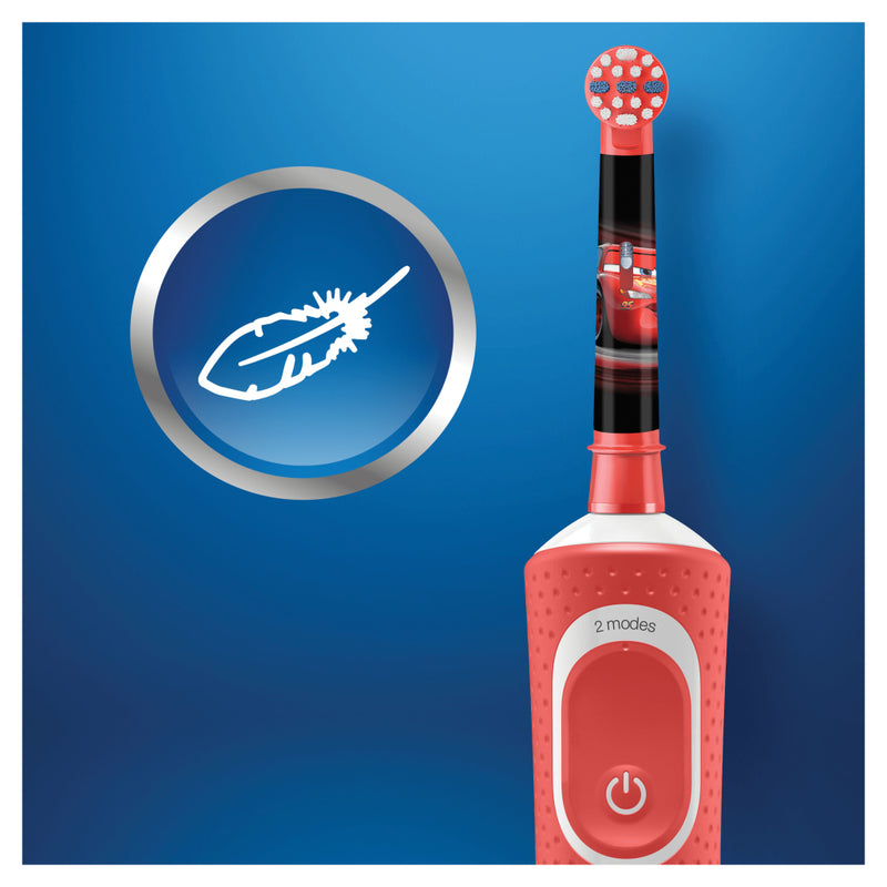 Oral-B Kids Disney Cars Elektrische Tandenborstel Rood/Wit