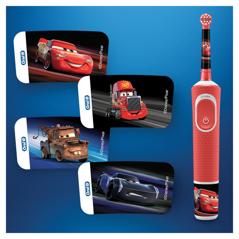 Oral-B Kids Disney Cars Elektrische Tandenborstel Rood/Wit
