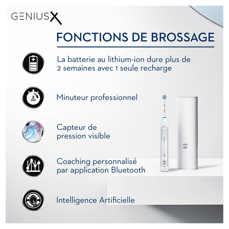 Oral-B Genius X Elektrische Tandenborstel Wit