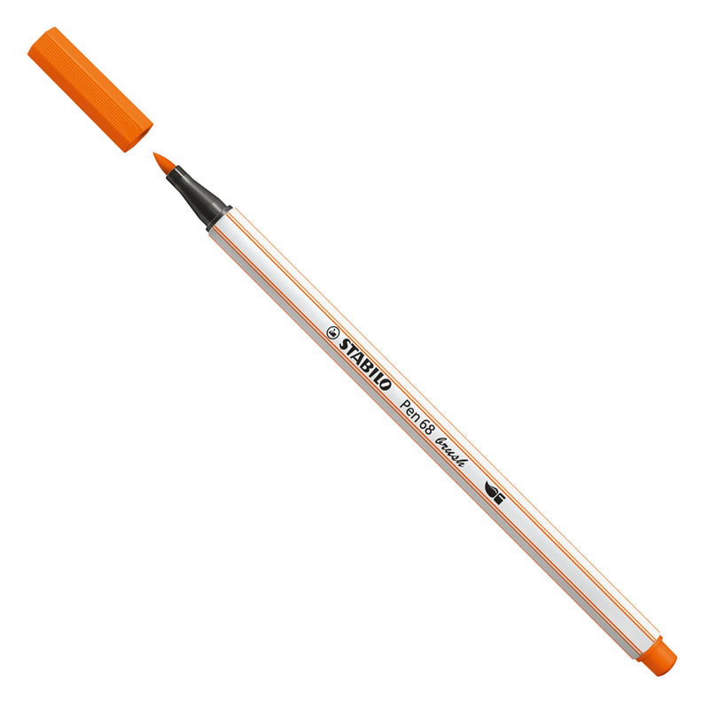 STABILO Pen 68 Brush 30 - Bleek Vermiljoen