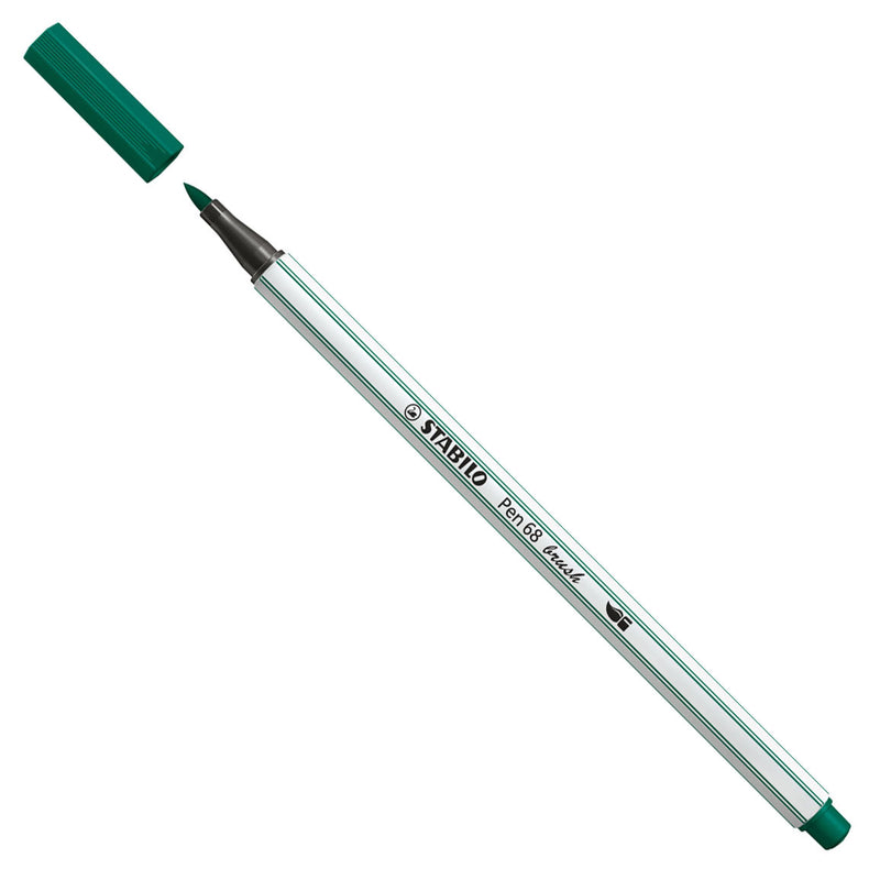 STABILO Pen 68 Brush 53 - Turquoise Groen