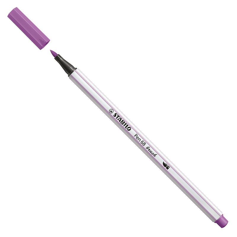 STABILO Pen 68 Brush 60 - Pruimen Paars