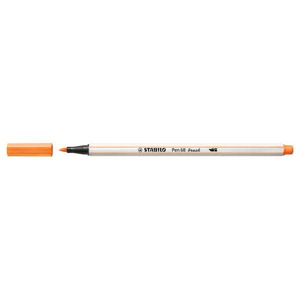 STABILO Pen 68 Brush 054 - Fluorescerend Oranje