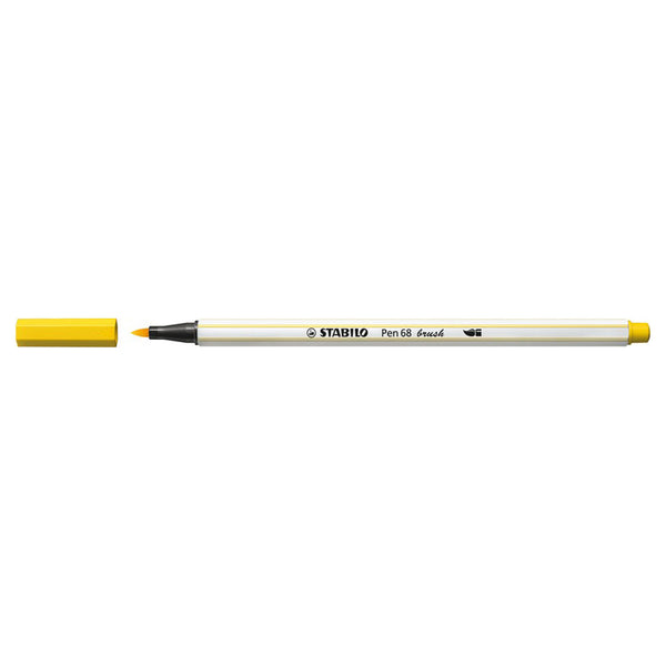 STABILO Pen 68 Brush 44 - Geel