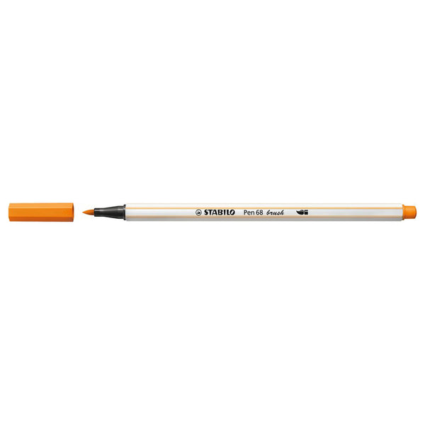 STABILO Pen 68 Brush 54 - Oranje