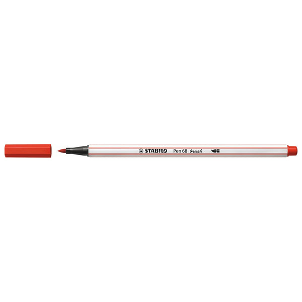STABILO Pen 68 Brush 48 - Karmijnrood