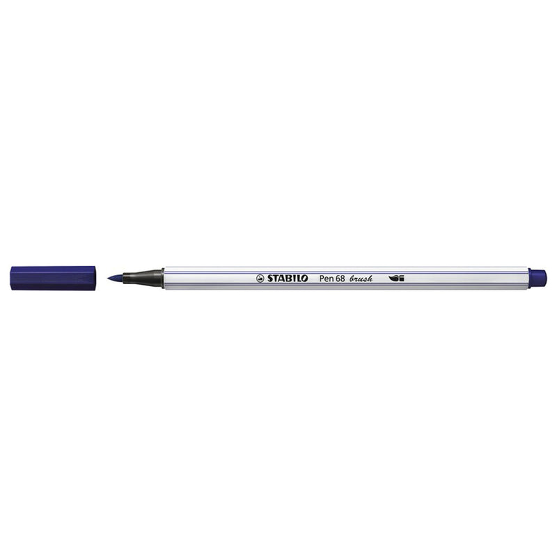 STABILO Pen 68 Brush 22 - Pruissisch Blauw