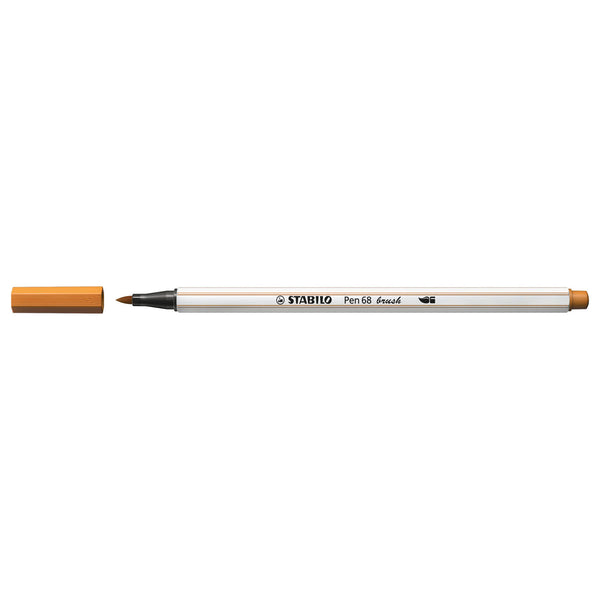 STABILO Pen 68 Brush 89 - Donker Oker