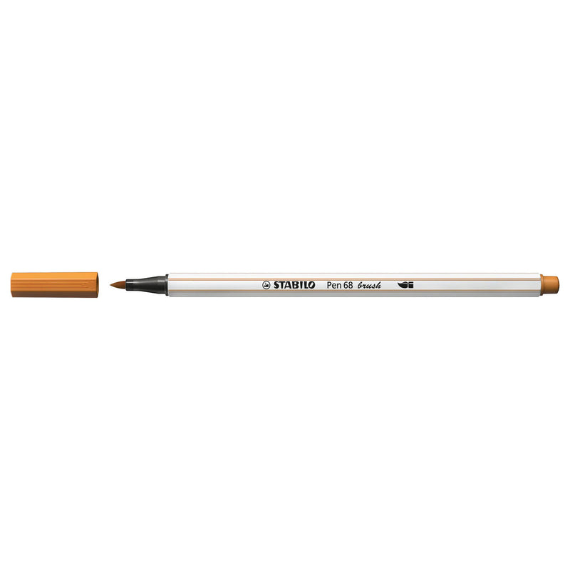STABILO Pen 68 Brush 89 - Donker Oker