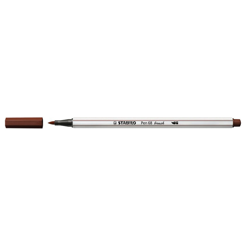 STABILO Pen 68 Brush 45 - Bruin