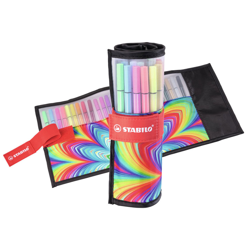 STABILO Pen 68 - Viltstift - ARTY - Rollerset Met 25 Stuks