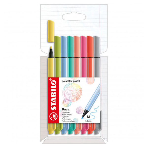 STABILO Point Max etui 8 stuks