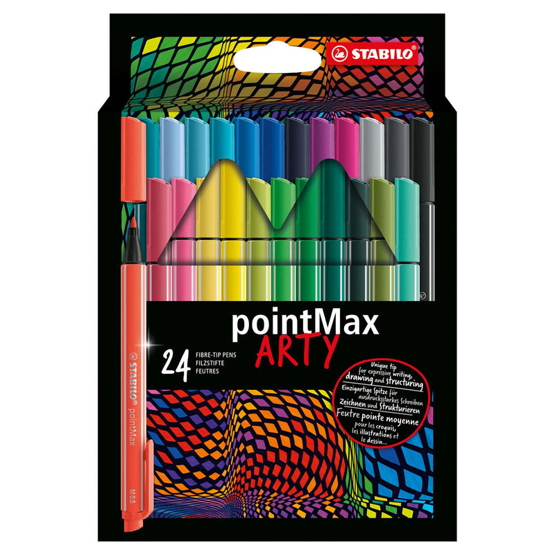 STABILO PointMax Fineliners ARTY Etui, 24st.